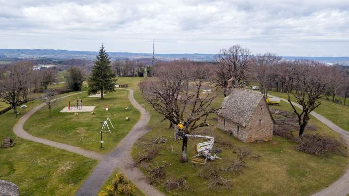 Paysage prise en drone Ytrac